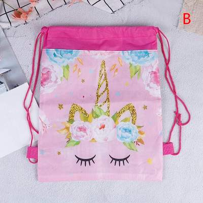 Bērnu neausta soma, mugursoma Ceļojumu skolas soma, dekorēta ar aukliņu dāvanu maisiņu