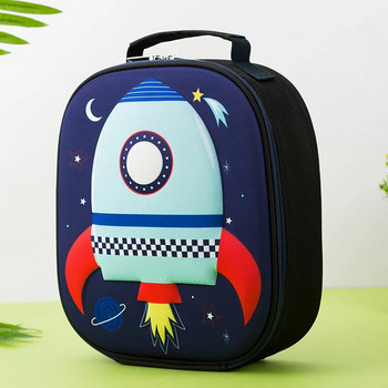 Детска анимационна чанта за обяд Преносима изолирана термична кутия за обяд Чанти за пикник Бутилка за мляко Момичета Момчета Чанта за съхранение