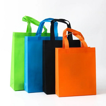 Пазарска чанта за многократна употреба Сгъваема голяма чанта за хранителни стоки Екологични чанти за съхранение от нетъкан текстил Дамска чанта за пазаруване