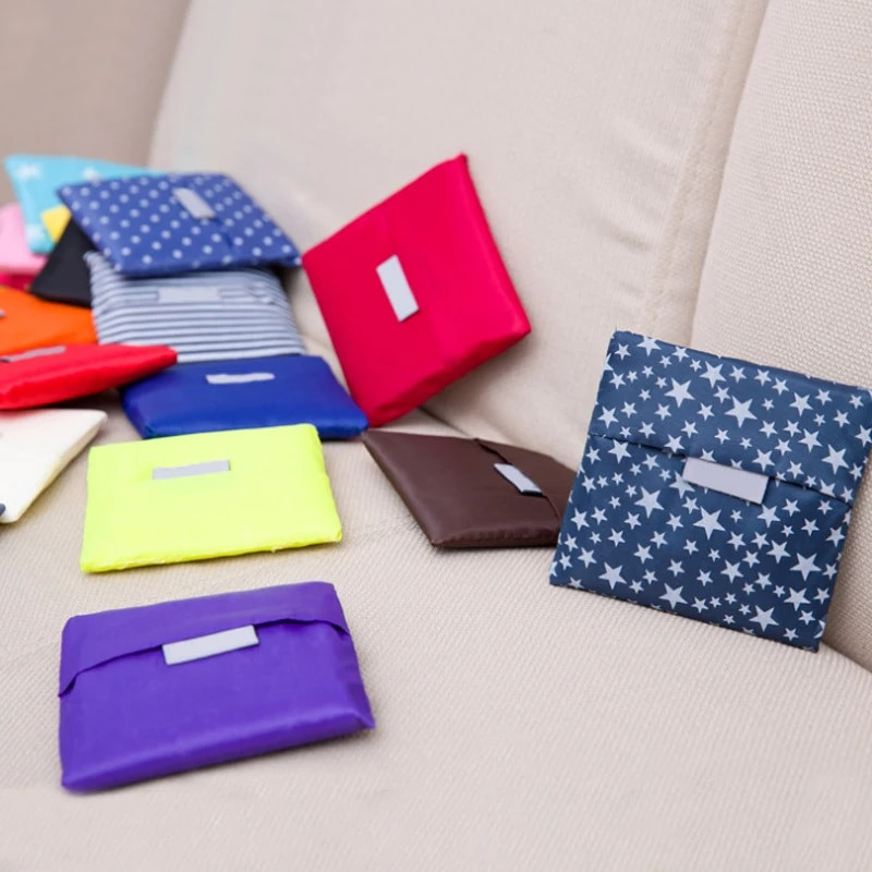 Atkārtoti lietojama salokāma iepirkumu soma Eco Tote Oksfordas audums Ikdienas liela ietilpības iepirkumu soma rokassomas Uzglabāšanas soma piederumi