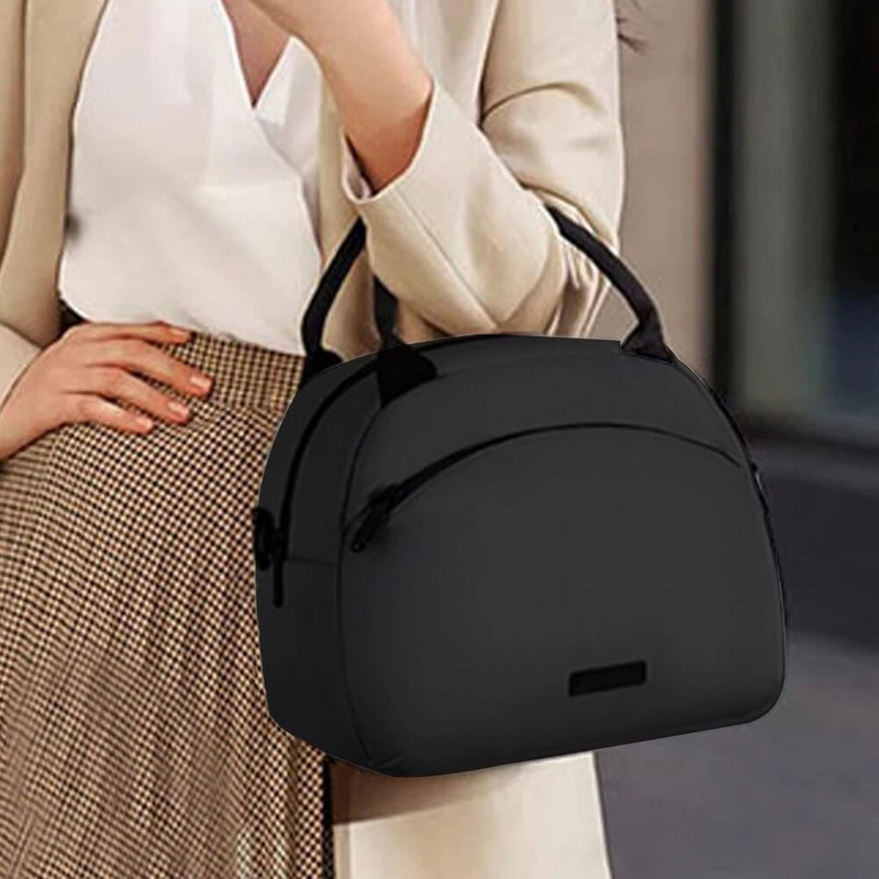 Pārnēsājama pusdienu soma izolēta Bento kaste sievietēm vīriešiem liela ietilpība atkārtoti lietojama necaurlaidīga pusdienu kaste, regulējams plecu siksnas bagāžnieks