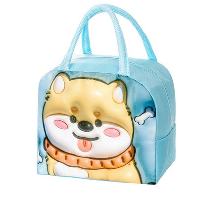 Pusdienu soma bērniem Rokā turama izolēta Bento soma Cute karikatūra studentu pusdienu kastes soma