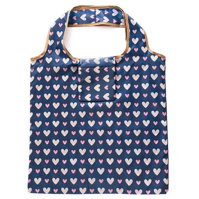 Oxfordi kokkupandav taaskasutustarvete ostukott Ökosõbralik naiste korduvkasutatav kandekott Lille-puuvilja-köögivilja toidupoe tasku