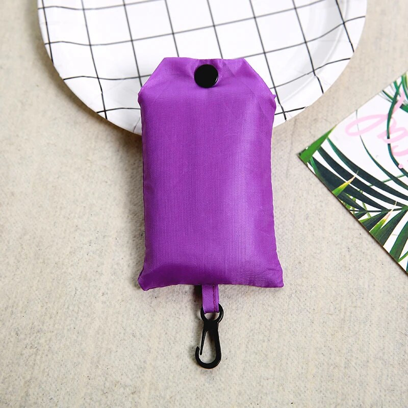 Čvrsta sklopiva eko torba za višekratnu kupnju Sklopiva torbica za recikliranje Ručne torbe za pohranu Poliesterske torbe velikog kapaciteta za pohranu