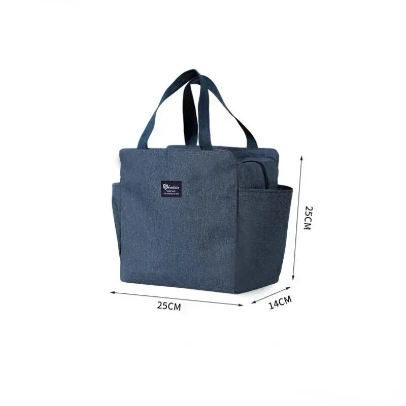 Lielas ietilpības aukstuma soma ūdensizturīgs Oksfordas pārnēsājams rāvējslēdzējs alumīnija folijas pusdienu soma izolēta saldētavas soma kempinga piknika soma