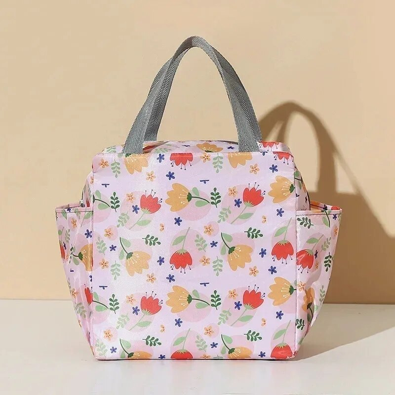 Lielas ietilpības aukstuma soma ūdensizturīgs Oksfordas pārnēsājams rāvējslēdzējs alumīnija folijas pusdienu soma izolēta saldētavas soma kempinga piknika soma