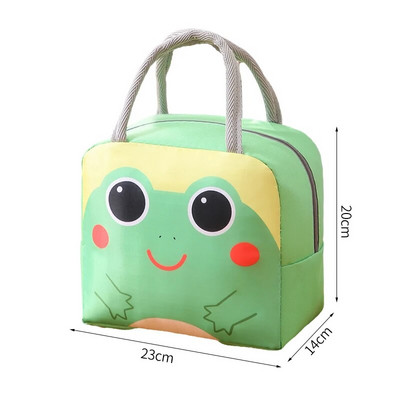 Φορητό Cartoon Cooler Bag Κουτί μεσημεριανού πακέτου πάγου για γυναίκες Παιδιά Παιδιά Μονωμένη τσάντα μεσημεριανού γεύματος Kawaii Cute tote Food Τσάντες πικνίκ