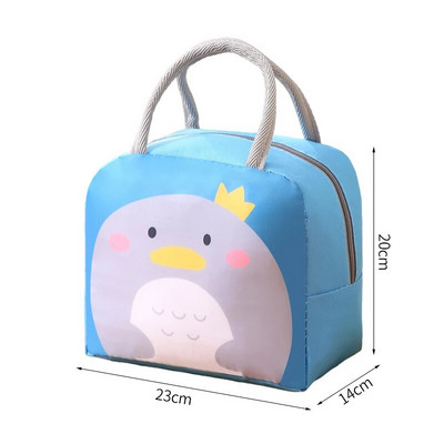 Φορητό Cartoon Cooler Bag Κουτί μεσημεριανού πακέτου πάγου για γυναίκες Παιδιά Παιδιά Μονωμένη τσάντα μεσημεριανού γεύματος Kawaii Cute tote Food Τσάντες πικνίκ