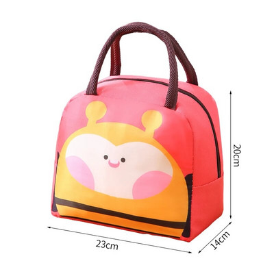 Φορητό Cartoon Cooler Bag Κουτί μεσημεριανού πακέτου πάγου για γυναίκες Παιδιά Παιδιά Μονωμένη τσάντα μεσημεριανού γεύματος Kawaii Cute tote Food Τσάντες πικνίκ