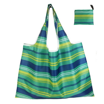 Atkārtoti lietojami pārtikas preču saliekamie iepirkumu maisiņi, liela izmēra augstākās kvalitātes, vieglas noslodzes salokāmi soma ar rokturi Sieviešu plecu soma