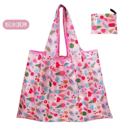 Atkārtoti lietojami pārtikas preču saliekamie iepirkumu maisiņi, liela izmēra augstākās kvalitātes, vieglas noslodzes salokāmi soma ar rokturi Sieviešu plecu soma