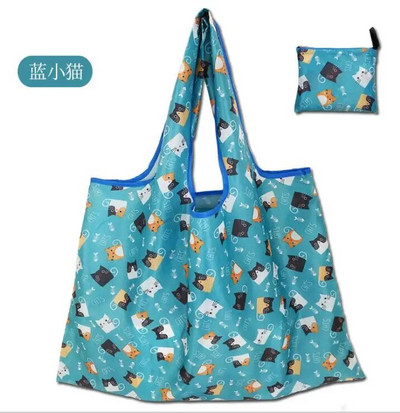 Atkārtoti lietojami pārtikas preču saliekamie iepirkumu maisiņi, liela izmēra augstākās kvalitātes, vieglas noslodzes salokāmi soma ar rokturi Sieviešu plecu soma