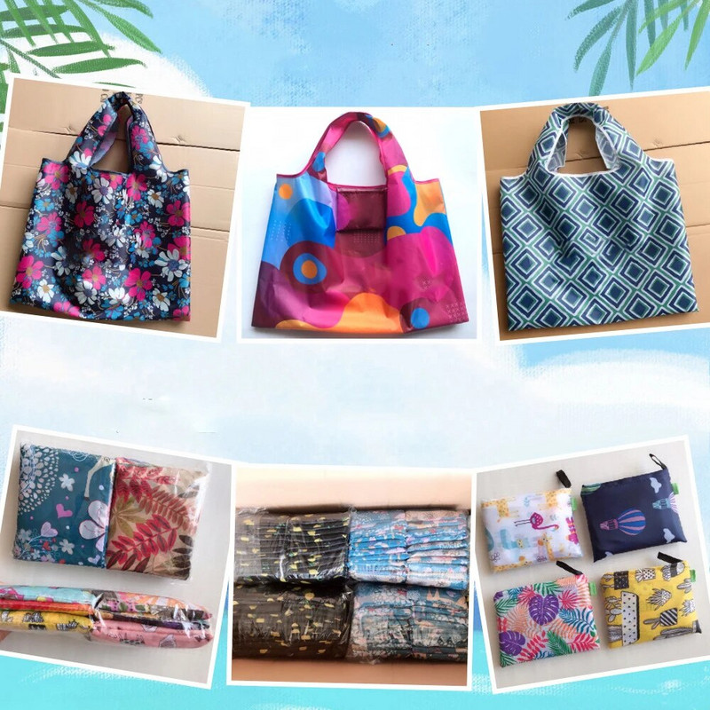 Atkārtoti lietojami pārtikas preču saliekamie iepirkumu maisiņi, liela izmēra augstākās kvalitātes, vieglas noslodzes salokāmi soma ar rokturi Sieviešu plecu soma