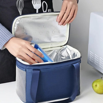 Νέα μονωμένη τσάντα ψύξης Φορητή θερμική τσάντα για πικ-νικ Κουτί αποθήκευσης για κάμπινγκ Δοχείο τροφίμων παγοκύστη Θερμοψυγείο με μόνωση