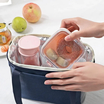 Нова изолирана хладилна чанта Преносима термопикник Кутия за съхранение на обяд Контейнер за храна къмпинг Контейнер за лед Изолиран термо хладилник