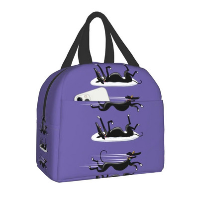 Pielāgotas kurtu vipets vēja suns suņu pusdienu soma sievietēm, siltas, dzesētājas izolētas pusdienu kastes bērniem skolas bērniem