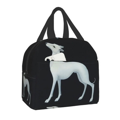 Pielāgotas kurtu vipets vēja suns suņu pusdienu soma sievietēm, siltas, dzesētājas izolētas pusdienu kastes bērniem skolas bērniem