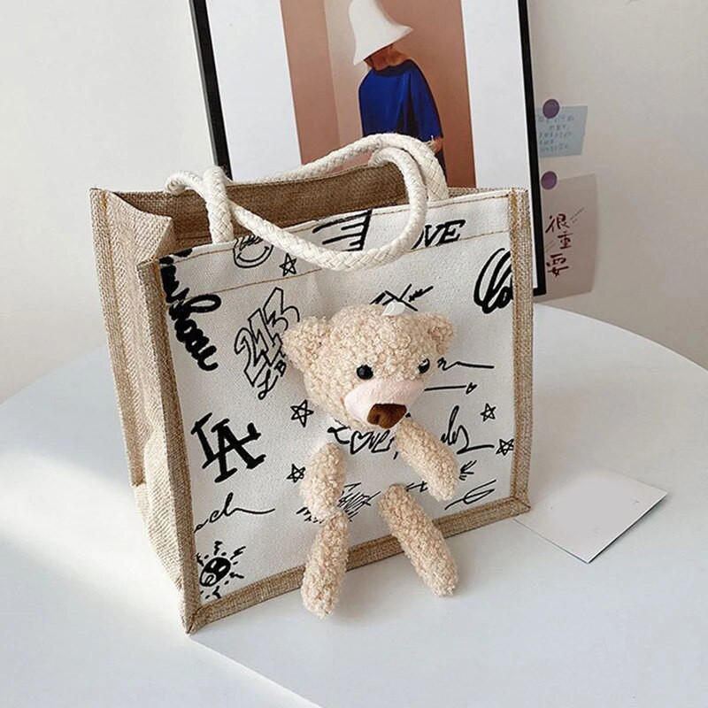 Drobiniai krepšiai moterims pečių krepšys Retro atsitiktinis nešiojamas rankinės Etninio stiliaus didelės talpos rankinės Japoniško stiliaus studentų krepšys