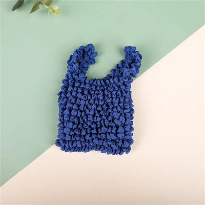 Plisēts maisiņš Atkārtoti lietojami glabāšanas iepirkumu maisiņi Videi draudzīgi salokāmi liela ietilpība rokas modes burvju stiepšanās soma