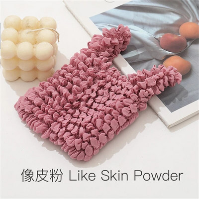 Plisēts maisiņš Atkārtoti lietojami glabāšanas iepirkumu maisiņi Videi draudzīgi salokāmi liela ietilpība rokas modes burvju stiepšanās soma