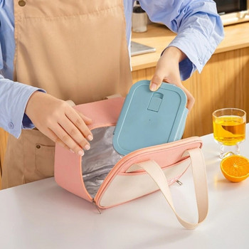 Φορητή θερμική τσάντα ψυγείου για μεσημεριανό κουτί φαγητού Φρέσκο τσαντάκι πικνίκ ψυγείου Αδιάβροχο γραφείο Φοιτητικές τσάντες δείπνου