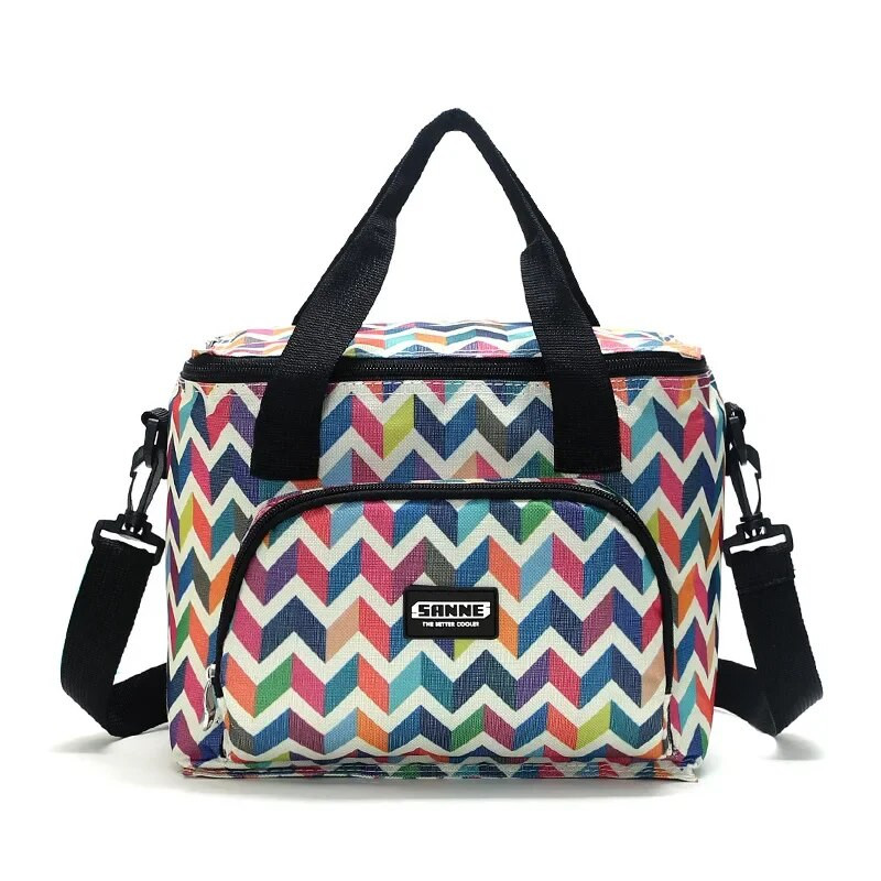 Τσάντα μεσημεριανού τσάντα φορητή θερμομονωμένη τσάντα φαγητού μεσημεριανού ώμου Μεγάλη τσάντα για πικ-νικ Κουτί για γυναίκες Ανδρική θερμοτσάντα