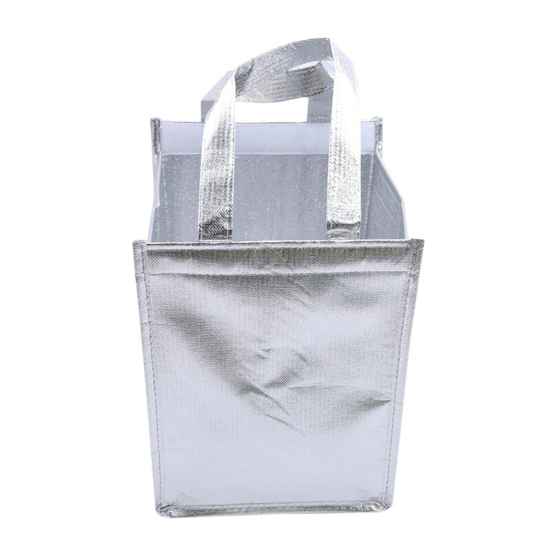 1 gab Alumīnija folijas ledus uzglabāšanas somas, izolētas pludmales pārtikas termiskā soma, izturīgas āra kastes, salokāmas aukstuma soma pusdienu piknika soma