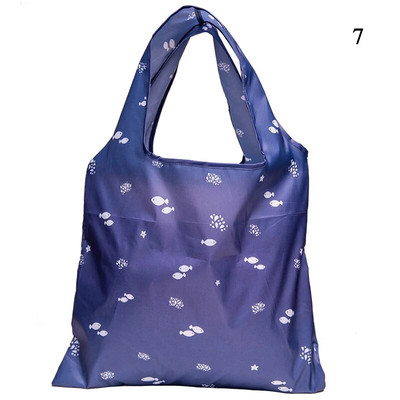 Πτυσσόμενη οικολογική τσάντα για ψώνια με εκτύπωση μόδας Τσάντες χειρός Πτυσσόμενες τσάντες τσάντα μεγάλης χωρητικότητας για ταξίδια παντοπωλείου