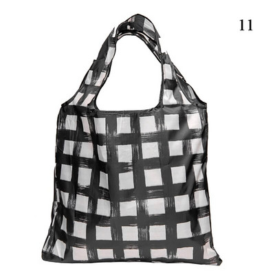 Πτυσσόμενη οικολογική τσάντα για ψώνια με εκτύπωση μόδας Τσάντες χειρός Πτυσσόμενες τσάντες τσάντα μεγάλης χωρητικότητας για ταξίδια παντοπωλείου