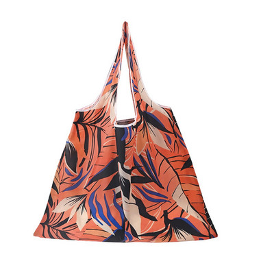 Πτυσσόμενη οικολογική τσάντα για ψώνια με εκτύπωση μόδας Τσάντες χειρός Πτυσσόμενες τσάντες τσάντα μεγάλης χωρητικότητας για ταξίδια παντοπωλείου