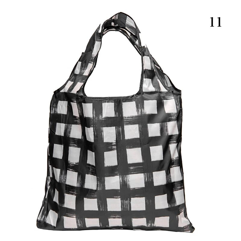 Πτυσσόμενη οικολογική τσάντα για ψώνια με εκτύπωση μόδας Τσάντες χειρός Πτυσσόμενες τσάντες τσάντα μεγάλης χωρητικότητας για ταξίδια παντοπωλείου