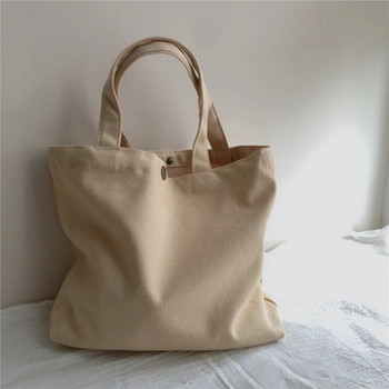 Модни платнени чанти Едноцветна дамска пазарска чанта Екологична сгъваема чанта Чанти за хранителни стоки Сгъваеми джобни чанти през рамо