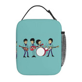 The Beatle Insulated Lunch Bags Μεγάλη επαναχρησιμοποιήσιμη θερμική τσάντα Tote μεσημεριανό Box Office Ταξίδια Άνδρες Γυναίκες