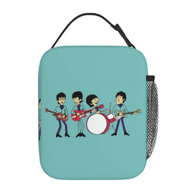 The Beatle Insulated Lunch Bags Μεγάλη επαναχρησιμοποιήσιμη θερμική τσάντα Tote μεσημεριανό Box Office Ταξίδια Άνδρες Γυναίκες