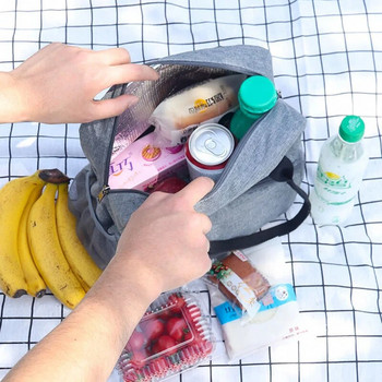 Свежи изолационни чанти за обяд за жени Мъжка термоизолирана чанта за през рамо Пикник Хладилна кутия за храна Tote Storage Ice Bag Loncheras