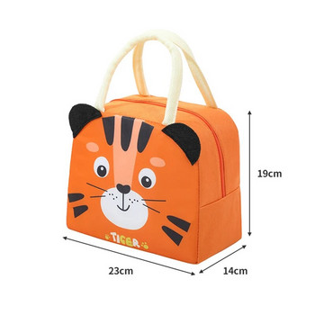 Термоизолирана чанта за обяд Преносим хладилник Термочанта Детска училищна кутия за пикник Кутия за обяд Tote 3D Cartton Bento Водоустойчива чанта