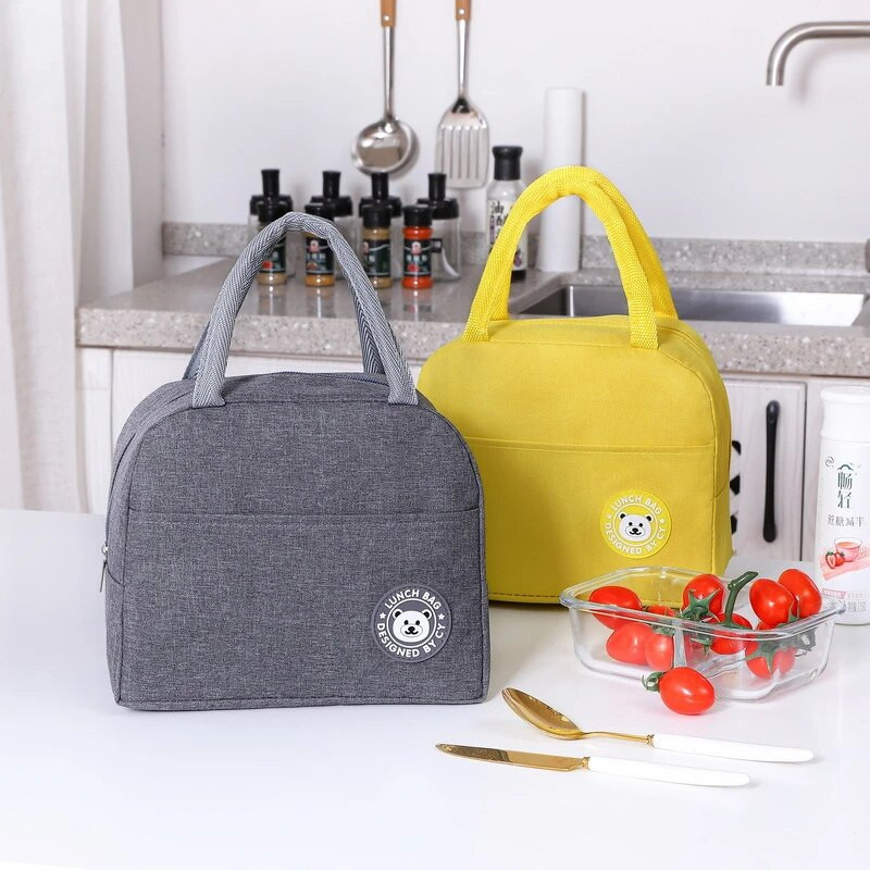 Pārnēsājama izolēta pusdienu soma sievietēm, bērniem, saldētavas pikniks pārtikas termiskais konteiners darbam ceļojumu pusdienu kastes soma Bento aksesuāri