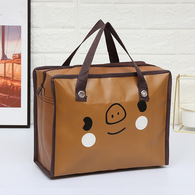 Κινούμενα σχέδια Επαναλήψιμες μη υφασμένες τσάντες αγορών Γυναικεία τσάντα τσάντας γυναικείας διαφήμισης Shopper Eco τσάντα ώμου