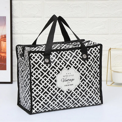 Κινούμενα σχέδια Επαναλήψιμες μη υφασμένες τσάντες αγορών Γυναικεία τσάντα τσάντας γυναικείας διαφήμισης Shopper Eco τσάντα ώμου