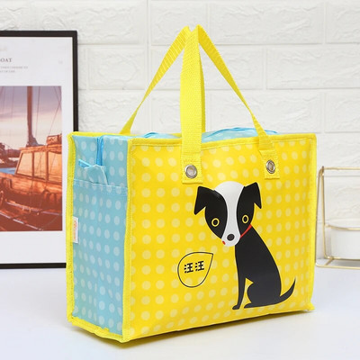 Κινούμενα σχέδια Επαναλήψιμες μη υφασμένες τσάντες αγορών Γυναικεία τσάντα τσάντας γυναικείας διαφήμισης Shopper Eco τσάντα ώμου