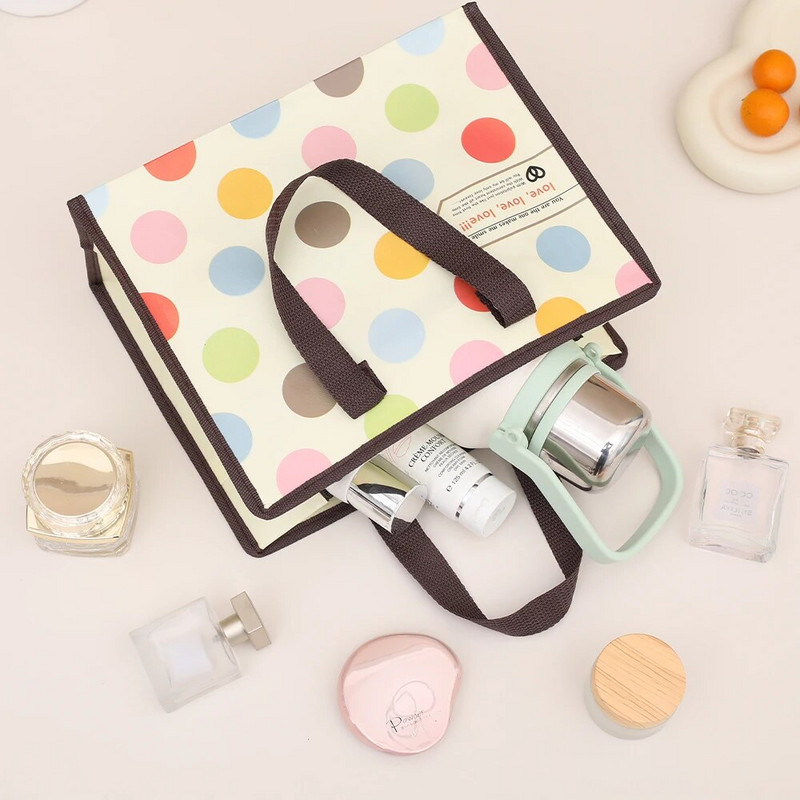 Κινούμενα σχέδια Επαναλήψιμες μη υφασμένες τσάντες αγορών Γυναικεία τσάντα τσάντας γυναικείας διαφήμισης Shopper Eco τσάντα ώμου