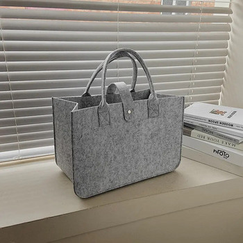 Нова дамска чанта за пазаруване Дамска чанта за 2023 г. Голям капацитет Отворена модна филцова дизайнерска чанта за пазаруване Пазарувайте онлайн в Китай