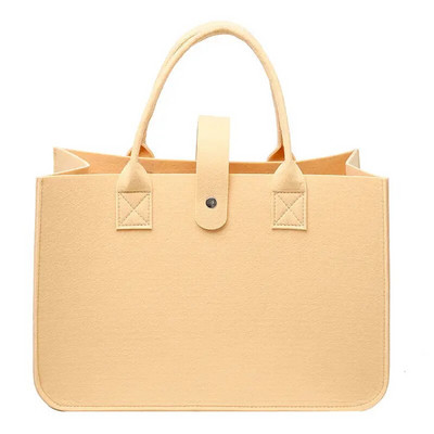 Nauja pirkinių rankinė Moteriška 2023 m. didelės talpos atvira madinga veltinio rankinė.