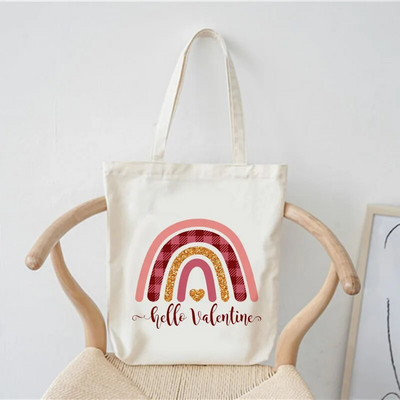 Ženska torba za kupovinu Modna ležerna ljetna torba na rame Sklopiva višekratna kupovna torba u Harajuku stilu Studentska platnena velika torba