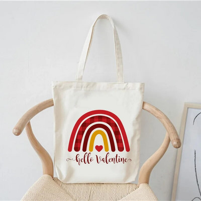 Ženska torba za kupovinu Modna ležerna ljetna torba na rame Sklopiva višekratna kupovna torba u Harajuku stilu Studentska platnena velika torba