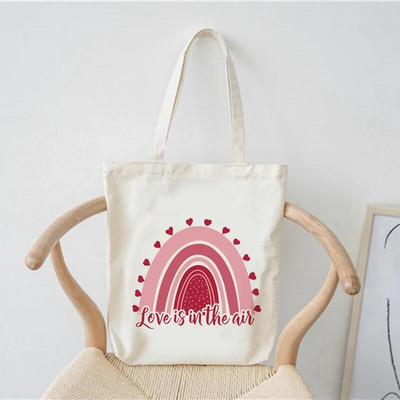 Ženska torba za kupovinu Modna ležerna ljetna torba na rame Sklopiva višekratna kupovna torba u Harajuku stilu Studentska platnena velika torba