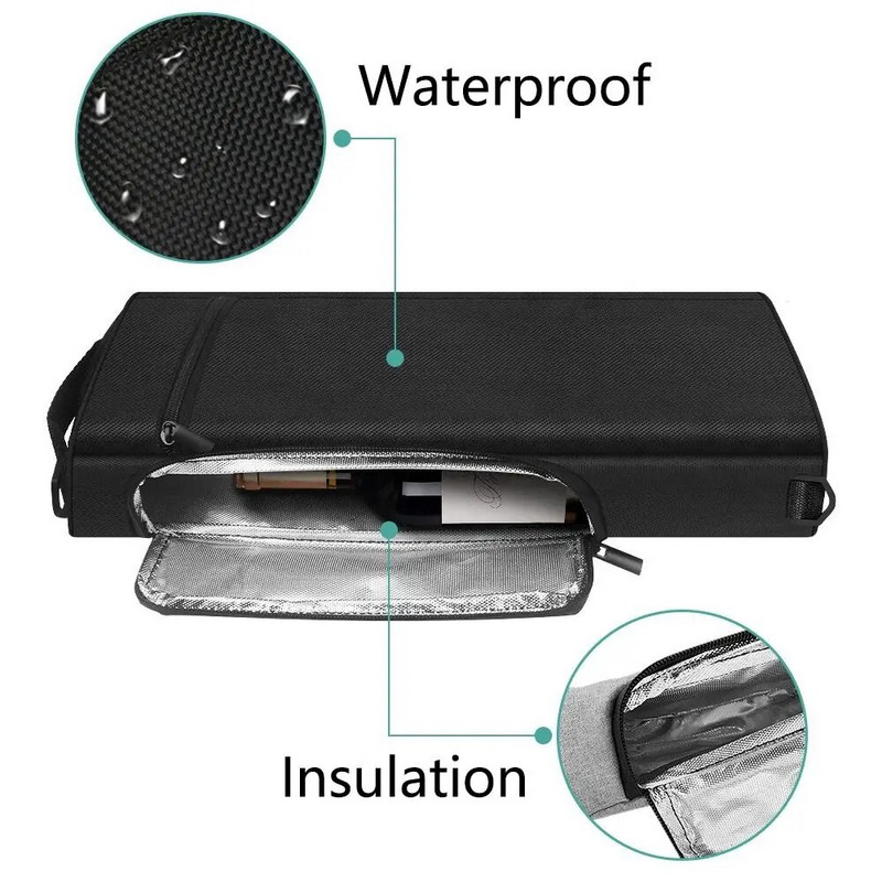 Izolirana torba velikog kapaciteta, rashladna torba za golf, prijenosna rashladna torba, višenamjenska, izdržljiva, vodootporna, hladnjak za kolica za golf