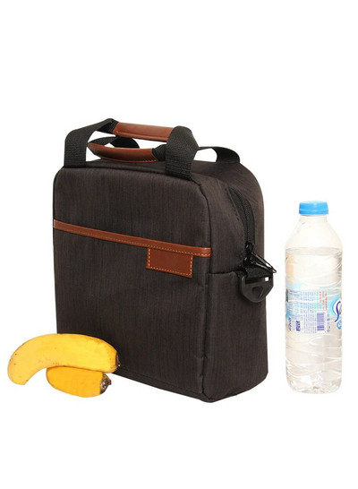 Преносима чанта за обяд Термоизолирана кутия за обяд Tote Cooler Ръчна чанта Чанти за обяд за жени Удобна кутия Tote Чанти за храна