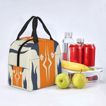 Fulcrum Ahsoka Tano μονωμένη τσάντα γεύματος για γυναίκες Αδιάβροχη θερμική ψύξη Κουτί μεσημεριανού γεύματος Παραλία Κάμπινγκ Ταξίδι για πικνίκ Φαγητό τσάντες