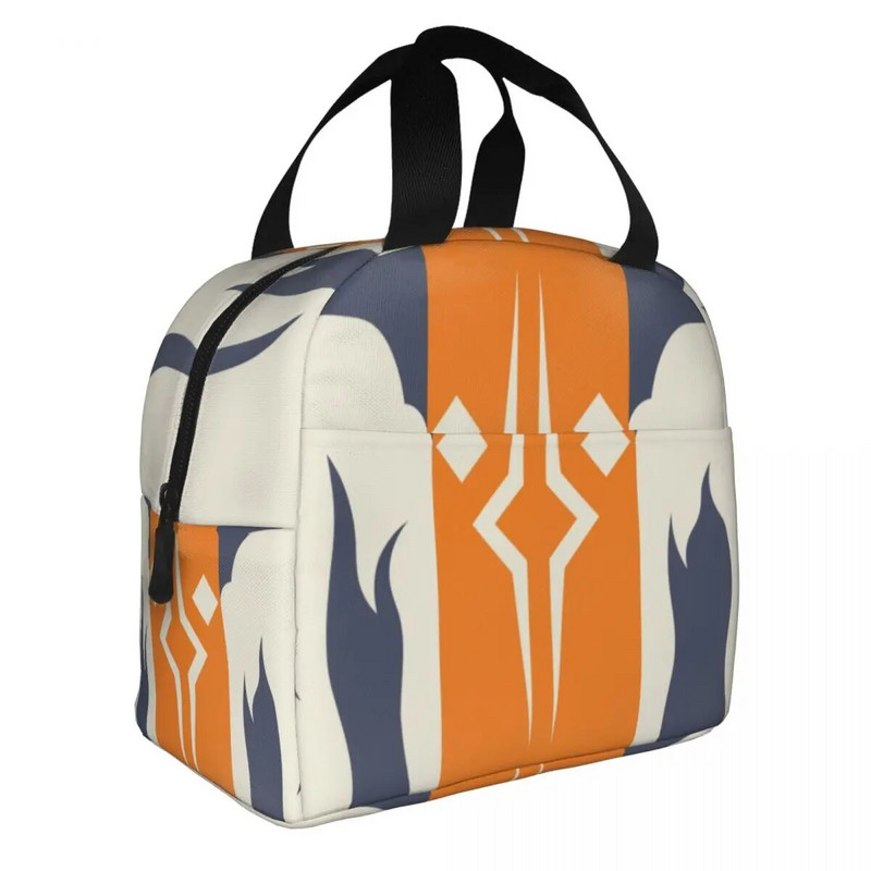 Fulcrum Ahsoka Tano izolēta pusdienu soma sievietēm ūdensnecaurlaidīga termiskā dzesētāja pusdienu kaste pludmales kempingam ceļojumu piknika pārtikas somas